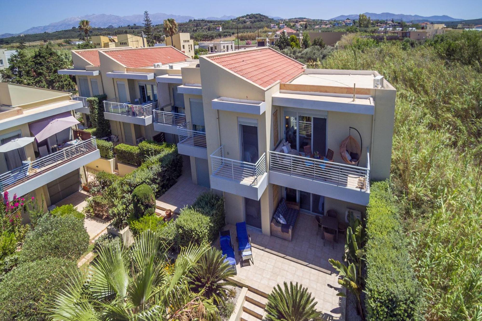 Maleme Yoga Blue Daire Hanya Dış mekan fotoğraf