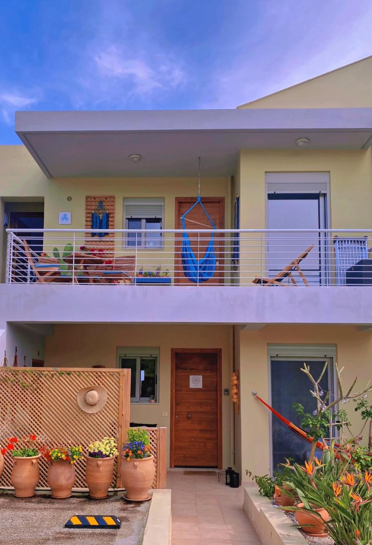 Maleme Yoga Blue Daire Hanya Dış mekan fotoğraf